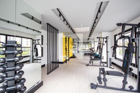 Apartamento para alugar com 65m², 2 quartos e 2 vagasÁrea comum - Academia