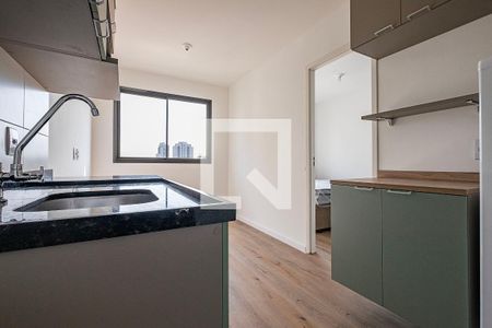 Sala/Cozinha de apartamento para alugar com 1 quarto, 24m² em Pinheiros, São Paulo