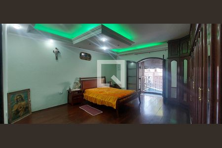 Quarto 1 suíte de casa à venda com 4 quartos, 298m² em Vila Scarpelli, Santo André