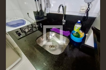 Studio para alugar com 38m², 1 quarto e sem vagaCozinha americana 