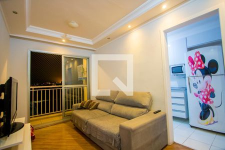 Sala de apartamento à venda com 3 quartos, 60m² em Vila Homero Thon, Santo André