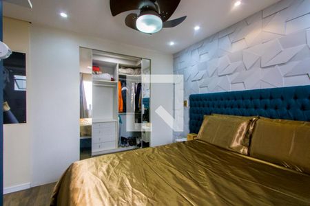 Quarto 1 - Suíte de apartamento à venda com 2 quartos, 77m² em Vila Valparaíso, Santo André