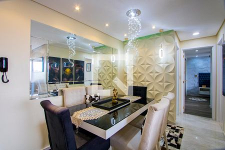 Sala de apartamento à venda com 2 quartos, 77m² em Vila Valparaíso, Santo André