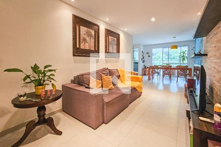 Sala de apartamento para alugar com 3 quartos, 110m² em Pitangueiras, Guarujá