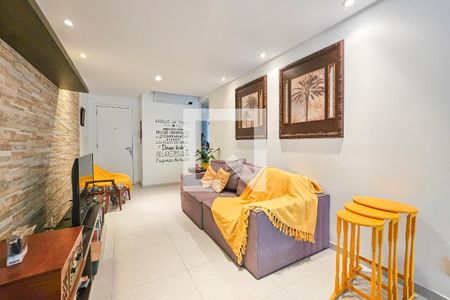 Sala de apartamento para alugar com 3 quartos, 110m² em Pitangueiras, Guarujá