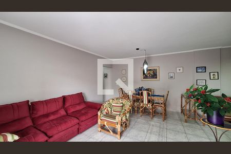 Sala de apartamento para alugar com 3 quartos, 119m² em Guilhermina, Praia Grande