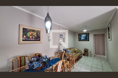 Sala de apartamento para alugar com 3 quartos, 119m² em Guilhermina, Praia Grande