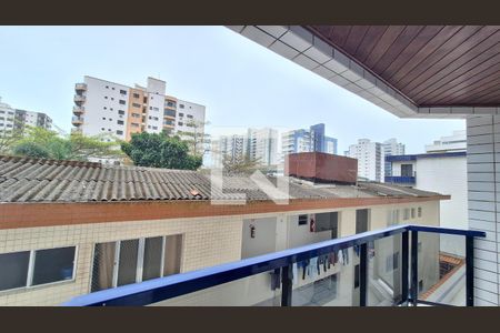 Varanda da Sala de apartamento para alugar com 3 quartos, 119m² em Guilhermina, Praia Grande