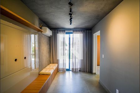 Sala de apartamento para alugar com 2 quartos, 91m² em Vila Valparaíso, Santo André