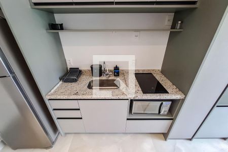 Studio para alugar com 23m², 1 quarto e sem vagaStudio cozinha
