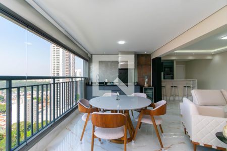 Varanda Gourmet de apartamento à venda com 2 quartos, 121m² em Vila Independência, São Paulo