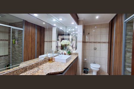 Banheiro de apartamento à venda com 3 quartos, 118m² em Barcelona, São Caetano do Sul
