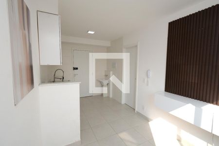 Sala/Cozinha de apartamento à venda com 1 quarto, 27m² em Jardim Cidália, São Paulo