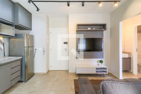 Sala de apartamento para alugar com 1 quarto, 37m² em Cidade Monções, São Paulo