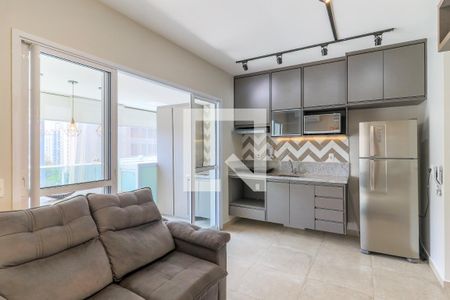 Sala de apartamento para alugar com 1 quarto, 37m² em Cidade Monções, São Paulo