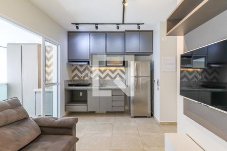 Sala de apartamento para alugar com 1 quarto, 37m² em Cidade Monções, São Paulo