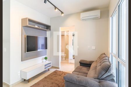 Sala de apartamento para alugar com 1 quarto, 37m² em Cidade Monções, São Paulo