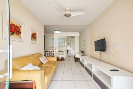 Sala de apartamento para alugar com 3 quartos, 110m² em Vila Luis Antônio, Guarujá