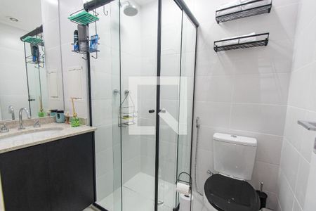Banheiro de kitnet/studio para alugar com 1 quarto, 20m² em Ipiranga, São Paulo
