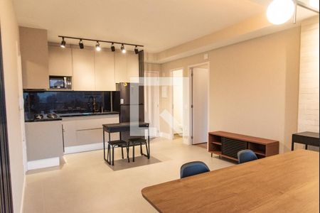 Sala/cozinha de apartamento para alugar com 2 quartos, 69m² em Vila Mariana, São Paulo