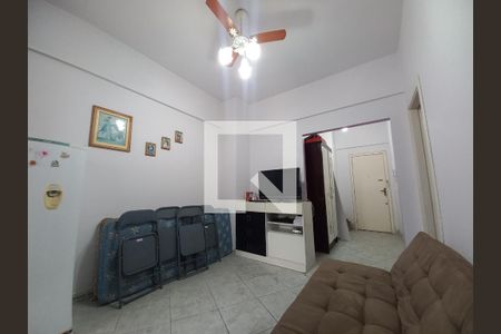 Sala/Quarto de apartamento para alugar com 1 quarto, 35m² em Centro, São Vicente