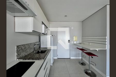 Sala/Quarto/Cozinha de apartamento à venda com 1 quarto, 37m² em Campo Belo, São Paulo
