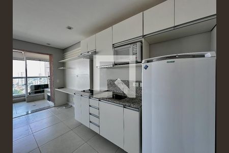Sala/Quarto/Cozinha de apartamento à venda com 1 quarto, 37m² em Campo Belo, São Paulo