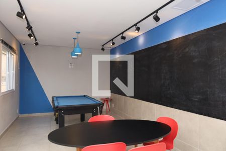 Apartamento à venda com 41m², 2 quartos e sem vagaÁrea comum - Sala de jogos