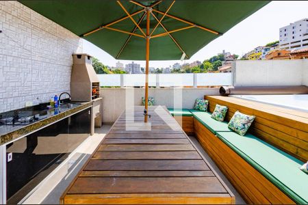 Varanda de apartamento à venda com 3 quartos, 177m² em Padre Eustáquio, Belo Horizonte