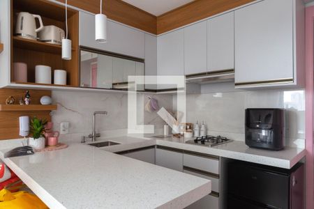 Studio à venda com 28m², 1 quarto e sem vagaCozinha/Studio