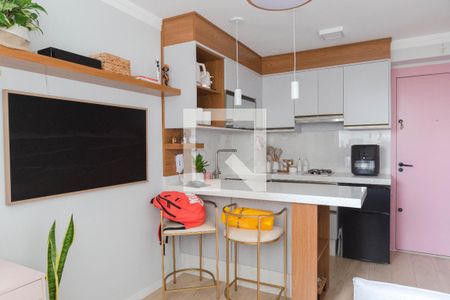 Studio à venda com 28m², 1 quarto e sem vagaCozinha/Studio