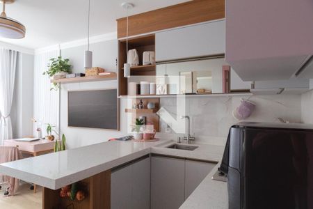 Studio à venda com 28m², 1 quarto e sem vagaCozinha/Studio