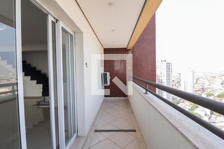 Varanda da Sala de apartamento para alugar com 3 quartos, 135m² em Vila Dom Pedro Ii, São Paulo