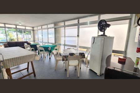 Área comum - Salão de festas de apartamento para alugar com 1 quarto, 25m² em Boqueirão, Santos