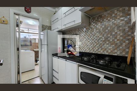 Cozinha de apartamento para alugar com 1 quarto, 25m² em Boqueirão, Santos