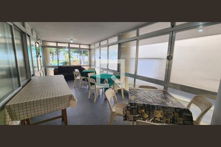 Área comum - Salão de festas de apartamento para alugar com 1 quarto, 25m² em Boqueirão, Santos