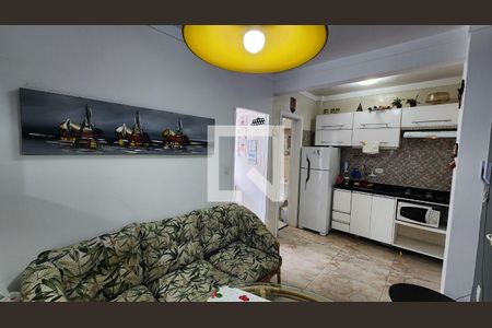 Detalhe Sala de apartamento para alugar com 1 quarto, 25m² em Boqueirão, Santos
