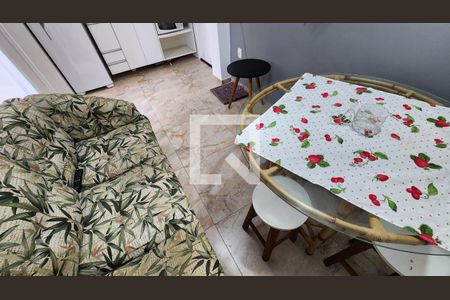 Detalhe Sala de apartamento para alugar com 1 quarto, 25m² em Boqueirão, Santos