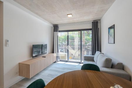 Sala de apartamento para alugar com 1 quarto, 38m² em Bela Vista, São Paulo