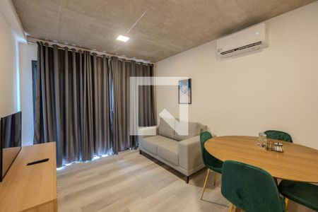 Sala de apartamento para alugar com 1 quarto, 38m² em Bela Vista, São Paulo