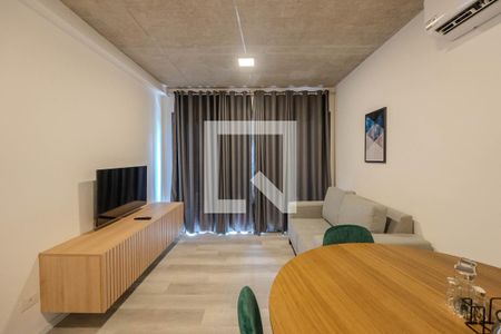 Sala de apartamento para alugar com 1 quarto, 38m² em Bela Vista, São Paulo