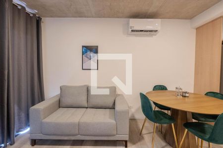 Sala de apartamento para alugar com 1 quarto, 38m² em Bela Vista, São Paulo