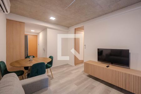 Sala de apartamento para alugar com 1 quarto, 38m² em Bela Vista, São Paulo