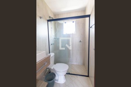 Casa de condomínio à venda com 46m², 2 quartos e 2 vagas Casa de condomínio à venda com 46m², 2 quartos e 2 vagasBanheiro da Suíte