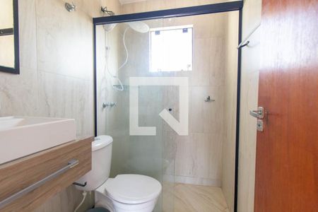 Casa de condomínio à venda com 46m², 2 quartos e 2 vagas Casa de condomínio à venda com 46m², 2 quartos e 2 vagasBanheiro da Suíte
