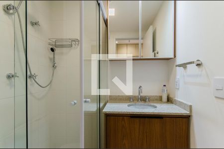Banheiro de kitnet/studio à venda com 1 quarto, 22m² em Vila Mariana, São Paulo