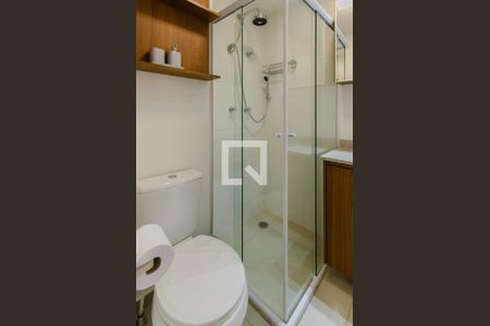 Banheiro de kitnet/studio à venda com 1 quarto, 22m² em Vila Mariana, São Paulo