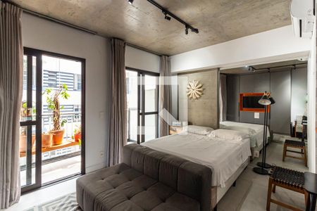 Sala/Quarto de apartamento para alugar com 1 quarto, 45m² em República, São Paulo