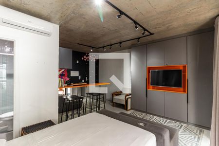 Sala/Quarto de apartamento para alugar com 1 quarto, 45m² em República, São Paulo