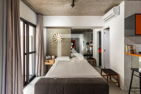 Sala/Quarto de apartamento para alugar com 1 quarto, 45m² em República, São Paulo